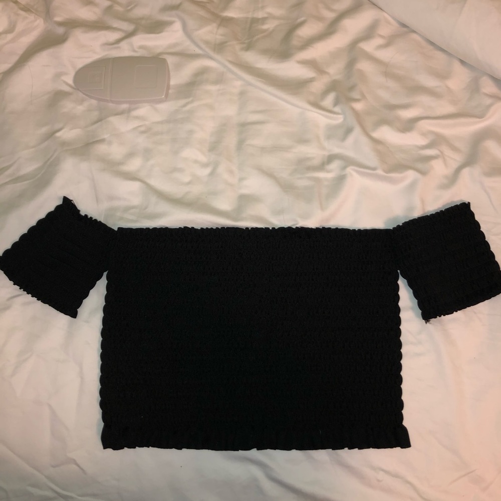 cute black crop top